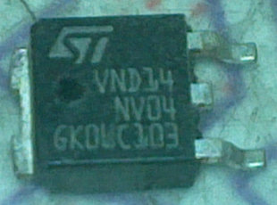 智能电源开关管 VND14NV04 VND14NV04TR-E 12A/40V 贴片TO-252