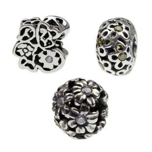 毕亨特 925纯银 花子珠 银手链串珠配件