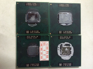 拆机笔记本CPU T7250 T7500 T7200 T8100 T8300 P8600 CPU等