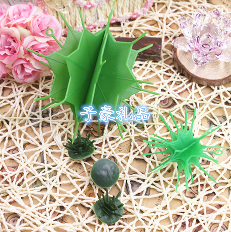 diy自制插花仿真花吊挂式花球球花材料婚庆婚礼演出现场布置