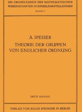 【预订】Die Theorie Der Gruppen Von Endliche...