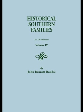【预售】Historical Southern Families. in 23 Volumes. Volu