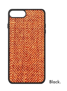 适用于iPhone棕色亚麻布料纹理Xr手机壳max保护套678pro硅胶112