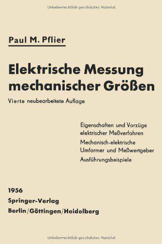 【预订】Elektrische Messung Mechanischer Grossen