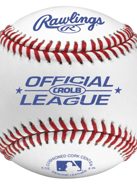 rawlings CROLB 牛皮 专业 9英寸硬式棒球 羊毛球芯 比赛训练用