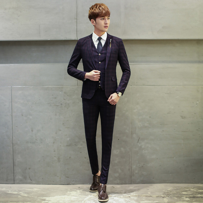 Costume homme en chanvre pour automne - Ref 1565714 Image 1