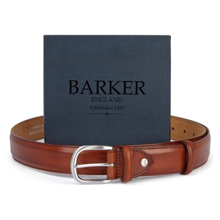 皮带 12个颜色 Barker 百年英国手工品牌 可调节长度