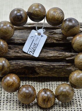 印尼马泥涝老料沉香手串1.6cm16mm品相香韵20克批   发只卖真货