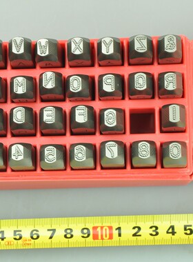 美国腾迈TEMO 套装点状钢字(号)码 TMSM30-06036C