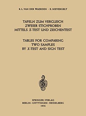 【预订】Tafeln Zum Vergleich Zweier Stichpro...