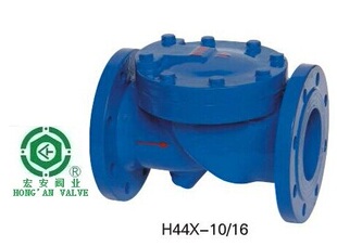 H44X-10/16橡胶瓣法兰式止回阀DN50DN65DN80/DN100/DN125-DN500