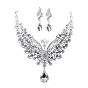 Good pretty jewelry bridal Necklace Earring Set as a stage performer wedding wedding accessories wedding necklace jewelry