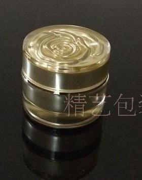 5g10g15g30g玫瑰花盖亚克力瓶 金色珠光白膏霜瓶分装瓶 包邮
