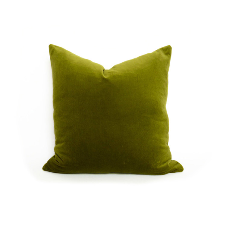 橄榄绿草绿色简约纯色绒布现代抱枕靠垫沙发靠背腰枕样板房咖啡店,居家布艺,靠垫/抱枕,淘宝优惠券,粉丝福利购,淘宝优惠卷