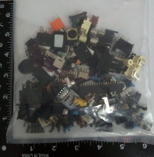 维修DIY开关包按键轻触微动电子元件开关拨动耳机插座卡座连接器