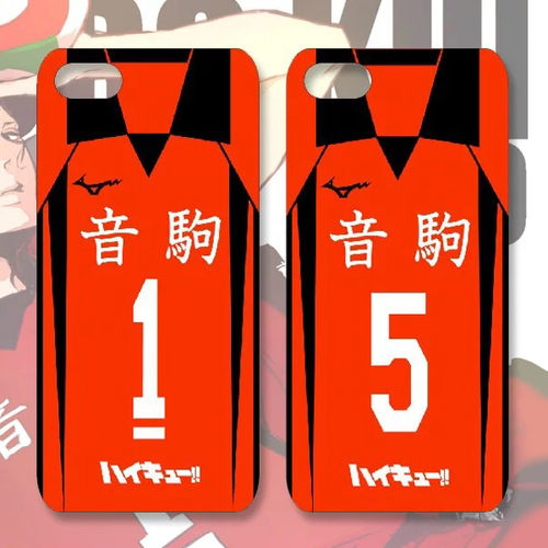 绮丽屋动漫周边排球少年音驹高中黑尾研磨制服硅胶软壳手机壳套