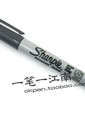 Sanford sharpie 美国三福记号笔 无尘笔 37001 黑色极细芯0.5mm