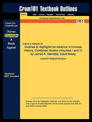 【预售】Studyguide for America: A Concise Hi...