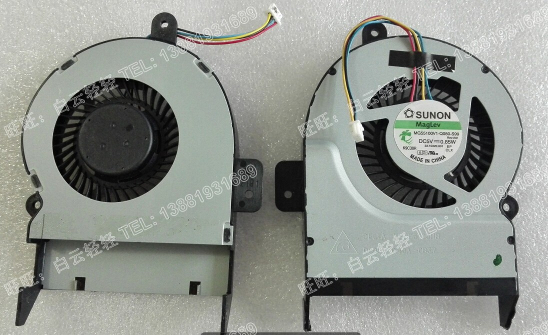 全新华硕ASUS X55V X55VD X45C X45VD X45V风扇 10毫米厚度