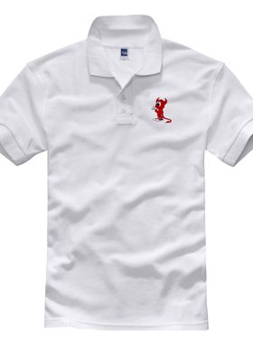 新款人工智能 程序员男纯棉短袖 LINUX FREEBSD 番领POLO衫