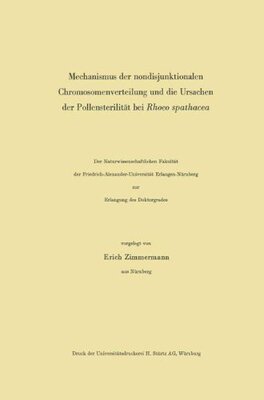 【预订】Mechanismus Der Nondisjunktionalen C...