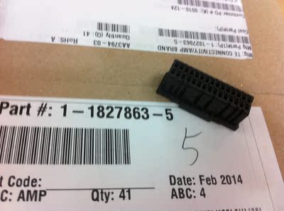1-1827863-5 泰科/安普 TE/AMP 原装正品连接器 接插件 现货期货