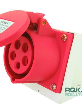 厂家直销RCN-115　工业明装插座IP44防水,16A5P,380V新型3P+E+N