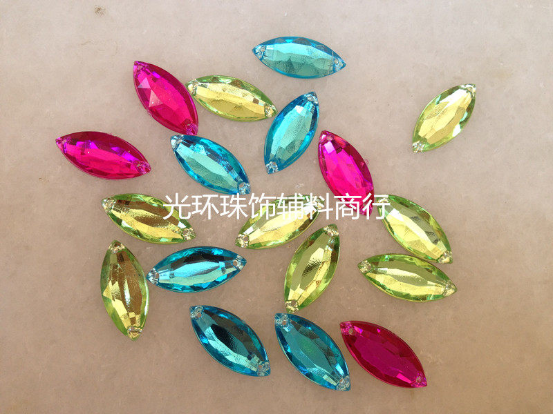 diy台湾宝石 9*20mm马眼形平面蓝色/玫红色亚克力手缝钻 服装鞋帽,饰品/流行首饰/时尚饰品新,其他DIY饰品配件,淘宝优惠券,粉丝福利购,淘宝优惠卷