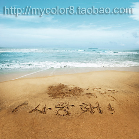 mycolor8 婚纱 影楼摄影背景 海景 主题背景 素材图片大图14-794