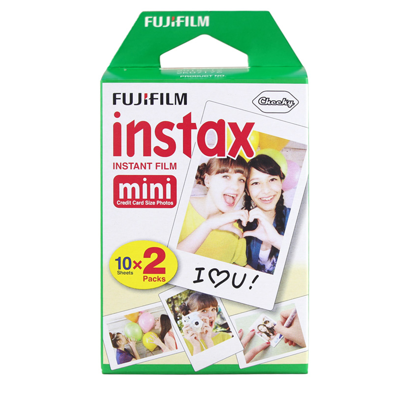 包邮富士拍立得相纸mini7S/25/50 mini8 mini90白边相纸20张