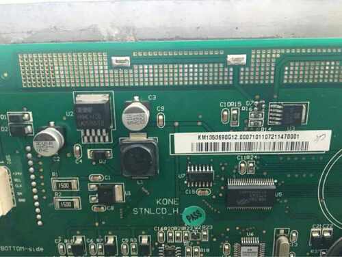 通力电梯显示器km1353690g12黑底蓝字