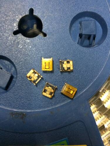 MINI USB SMD迷你镀金 KEIRAKU尾插mini 8pin 数据线接口 连接器