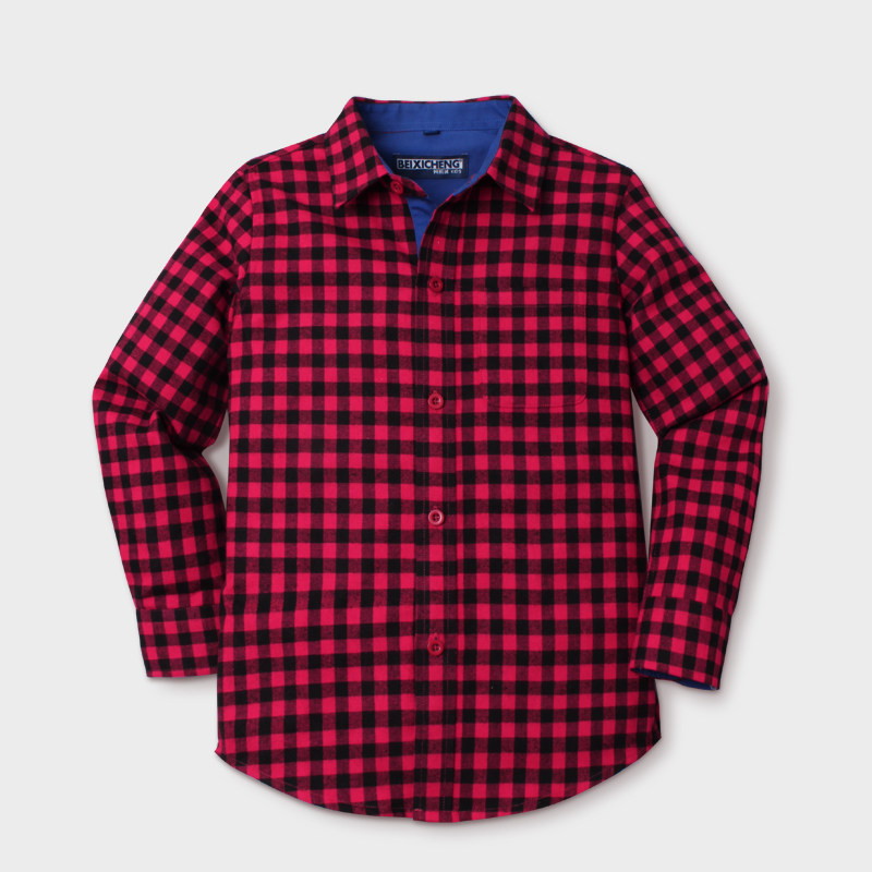 Chemise garcon à manche longue - Ref 2077093 Image 1