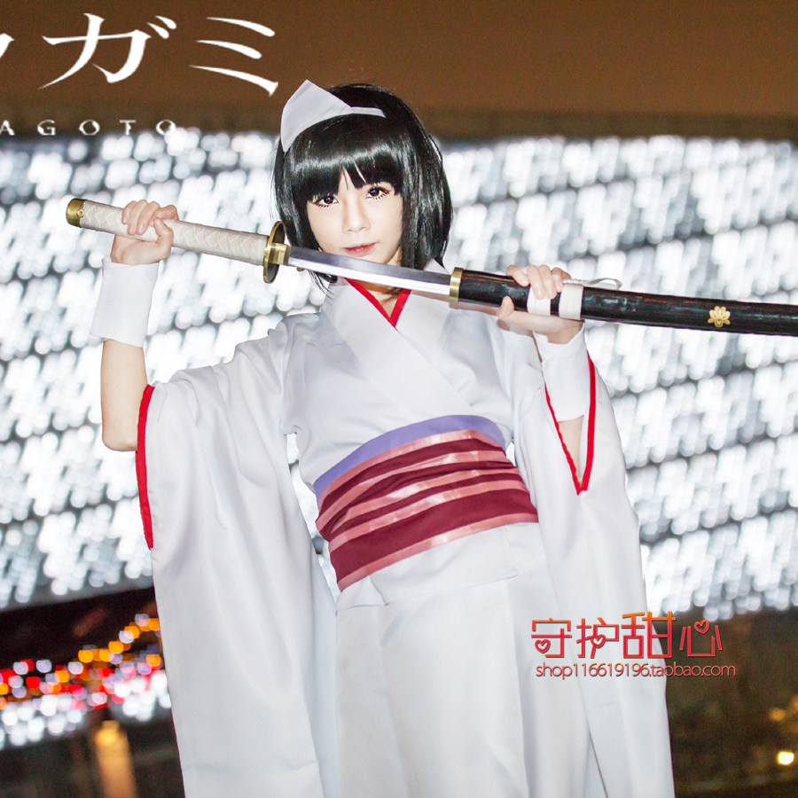 {甜心家}野良神 流浪神差 野良 绯器 三笠 黑色齐短发cosplay假发