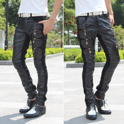 Pantalon cuir homme serré pour hiver - Ref 1489868 Image 1