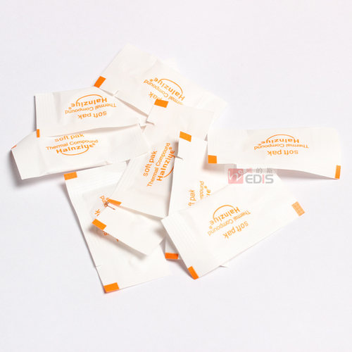 白色小袋装导热硅脂台式机电脑