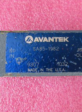 Avantek进口 1.7-8.2GHz 45dB SMA 低噪声微波功率放大器