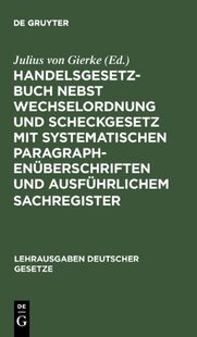 【预售】Handelsgesetzbuch Nebst Wechselordnung Und Sch...