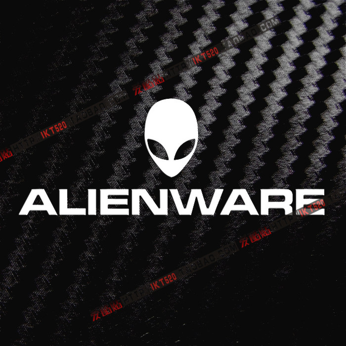 Alienware标志金属贴 DELL戴尔外星人 金属贴纸 电脑DIY 防辐射贴