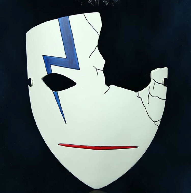 黑之契约者面具李舜生面具电影面具 打雷面具 破碎面具 裂纹面具