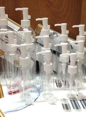 60ml100ml500ml白色卸妆油泵瓶精密乳液分装瓶塑料瓶差旅瓶