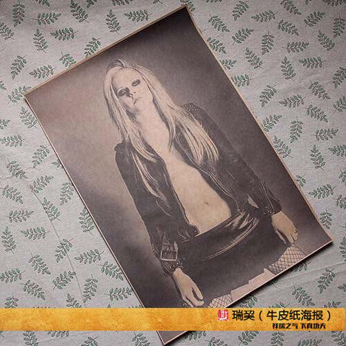 艾薇儿 写真 Avril Lavigne 加拿大女歌手 海报 摇滚小魔女 复古