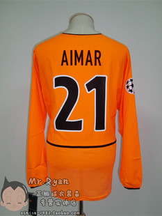 【02-03 巴伦西亚/瓦伦西亚 客场 欧冠球员版球衣 21号 艾马尔】
