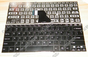 适用于：SONY索尼 SVF14 SVF14217SC F14A Fit14E黑色键盘