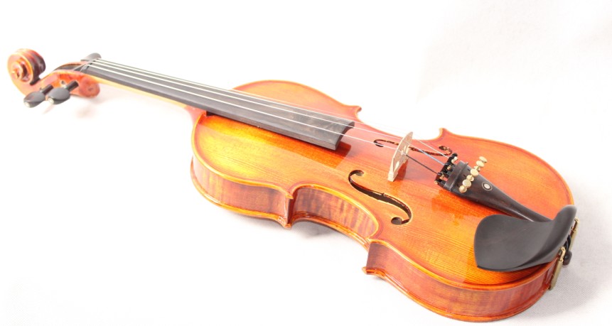 考级小提琴4/4手工实木花纹小提琴成人儿童考级初学者小提琴乐器