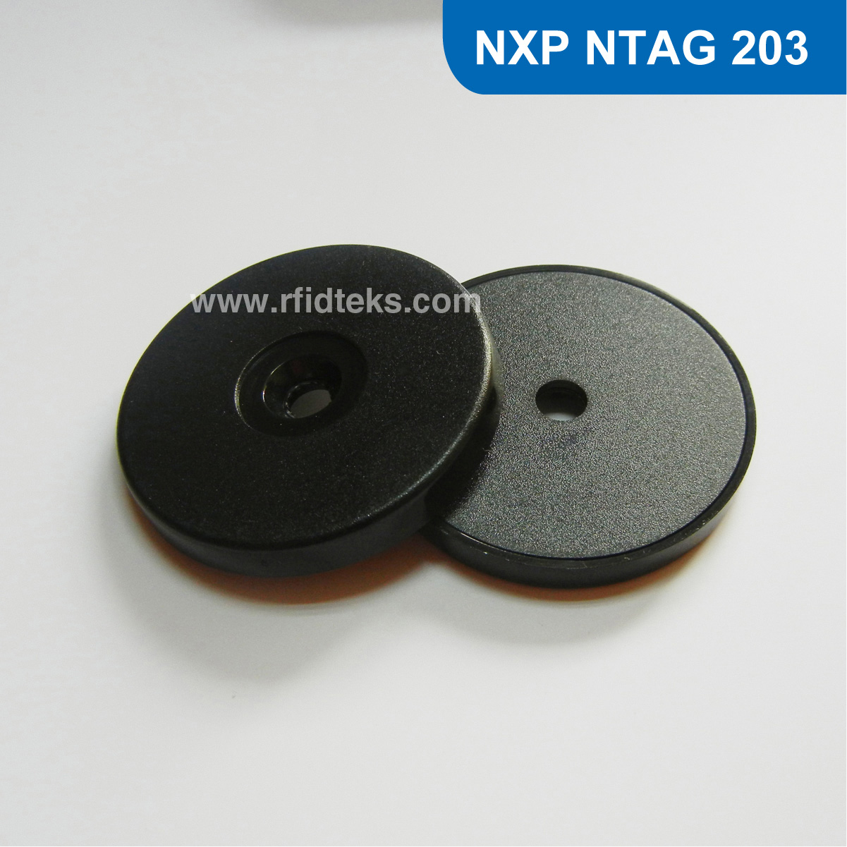 KJS04 40MM RFID 抗金属工业电子标签 抗金属巡更标签 NT 203