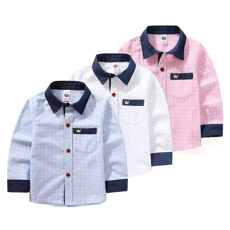 Chemise garcon à manche longue - Ref 2079257 Image 1