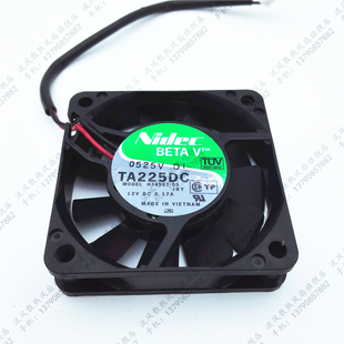 6015 风扇 TA225DC 12V 0.17A H34587 机箱 Nidec 6cm BETA