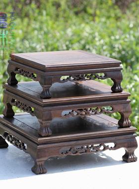 昊林轩 家居饰品 小摆件  鸡翅木小炕几 鸡翅木小炕桌