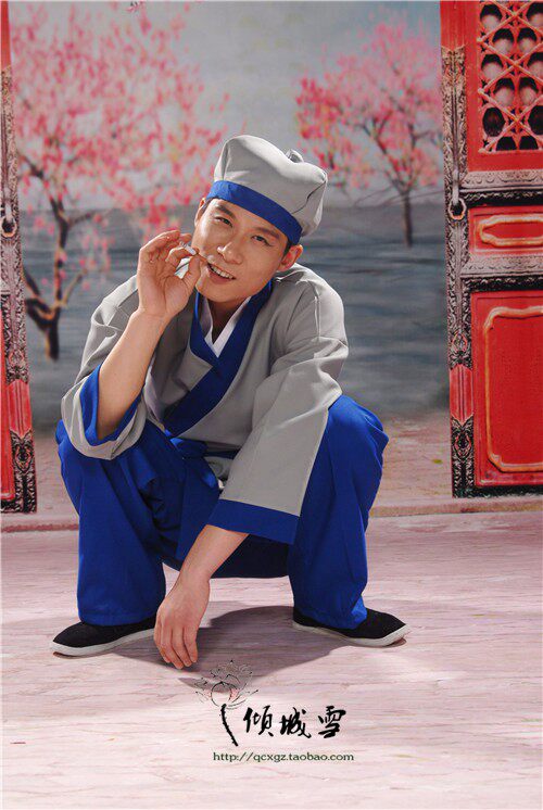 古装平民百姓汉服店小二伙计跑堂家丁村民牛郎恶霸土匪演出服装